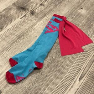 Super Girl Running Socks